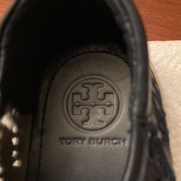 Tory Burch Navy Lace Sneakers - Picture 3 of 11